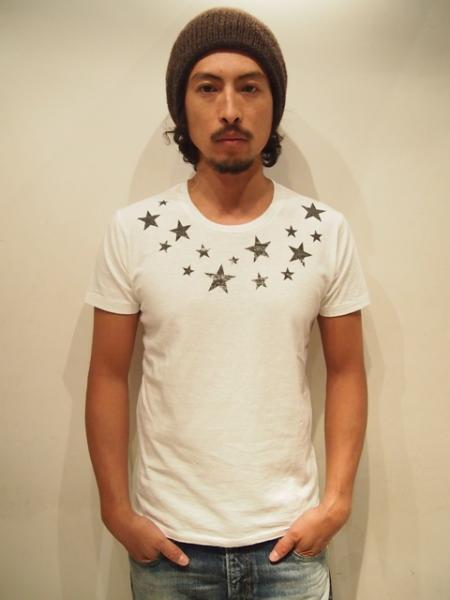 short sleeve vintage style t-shirts (star on 30)