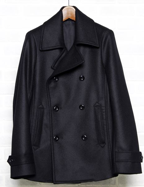 Lounge Lizard No.5528 SUPER 100s MELTON P COAT 「Area」