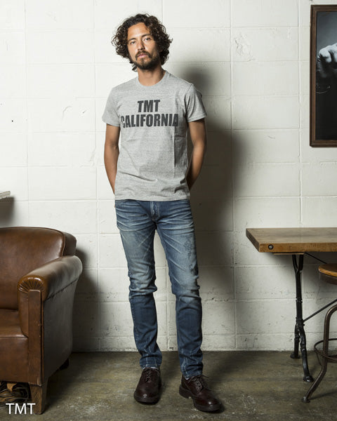 BRUSHED BACK-STRETCH DENIM 5P TAPERED