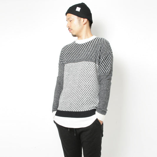 アルパカリブニット クルーネック