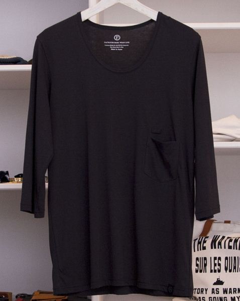 BASIC クルーネック 7分袖