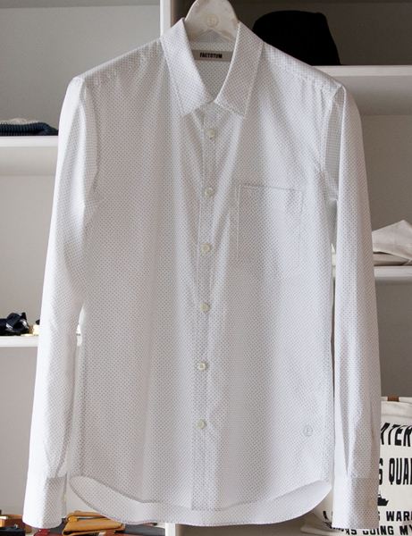 柄レギュラーシャツ