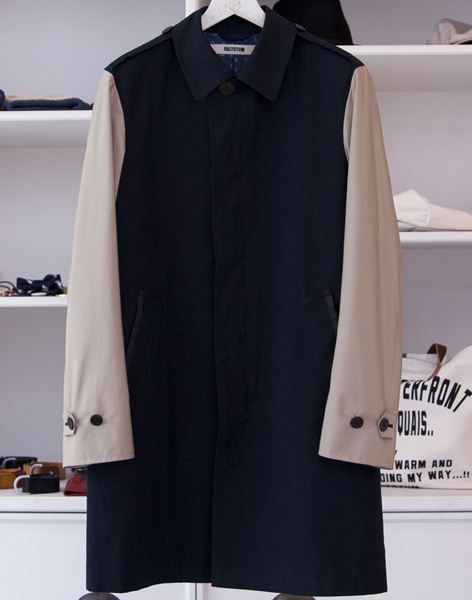 WAXコーティング ステンカラーコート