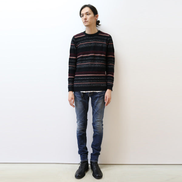 13oz STRETCH DENIM x SHAVING SKINNY LEG