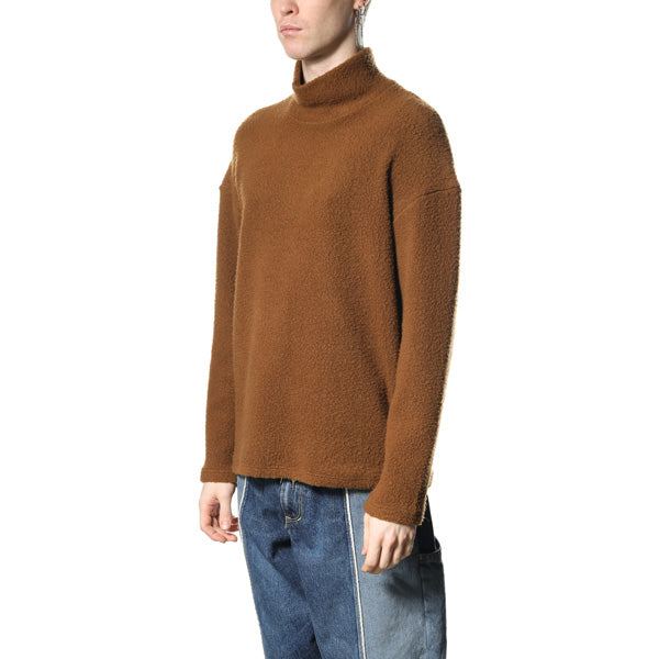 SUPER140s ウールボア タートルネックL/S