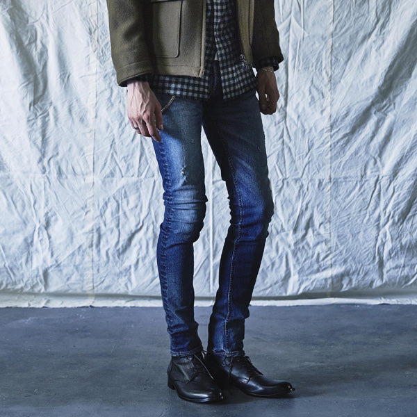 TWIN POWER STRETCH x SHAVING SKINNY LEG