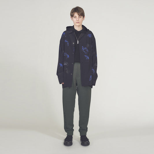 DECHINE PAJAMA SHIRT INKJET ROSE PHOTO