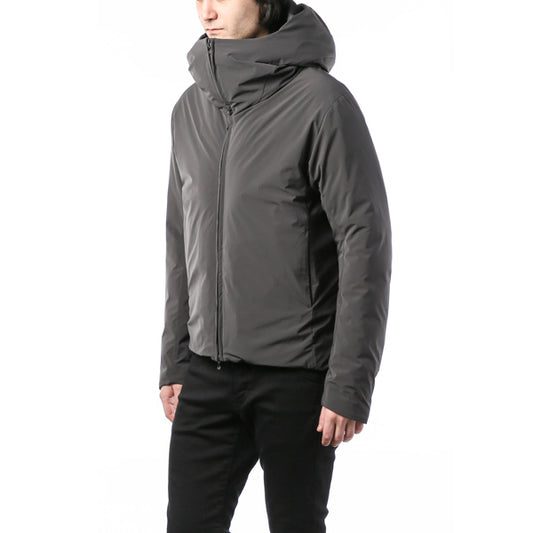 2WAYストレッチタフタ フーデッドダウン