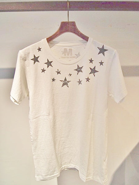 short sleeve vintage style t-shirts (star on 30)