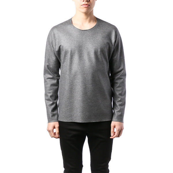 フランネラーナ天竺 クルーネック長袖