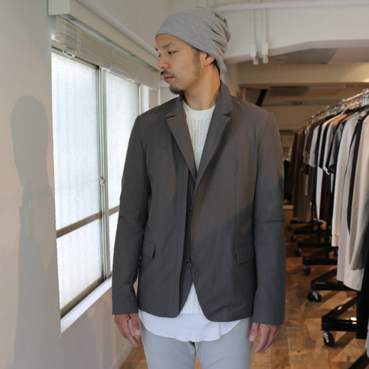 Co/Ny 2WAYストレッチドビー ZIP UPジャケット