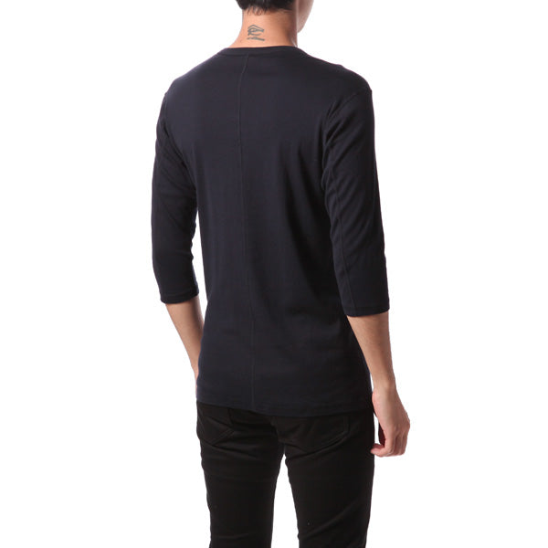 シルキーフライス Uネック 7分袖