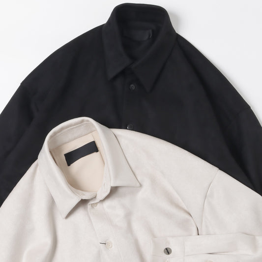 Oversized Shirt Cardboard Suede