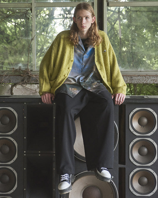 DECHINE OPEN COLLAR SHIRT INKJET (RAINY SEASON)