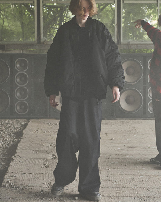 T/C VELOUR HIGH NECK PULLOVER