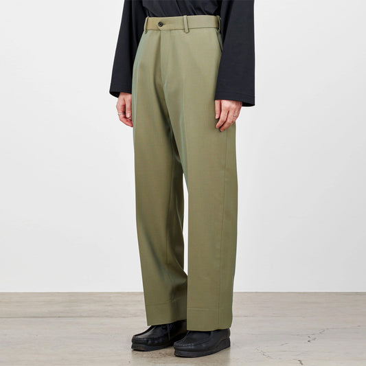 FLAT FRONT TROUSERS ORGANIC WOOL SURVIVAL CLOTH