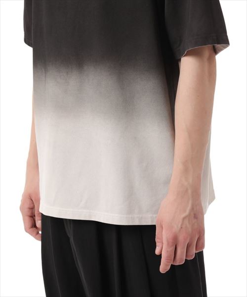 C/PE PLATING JERSEY SPRAY DYDED S/S T-SHIRT