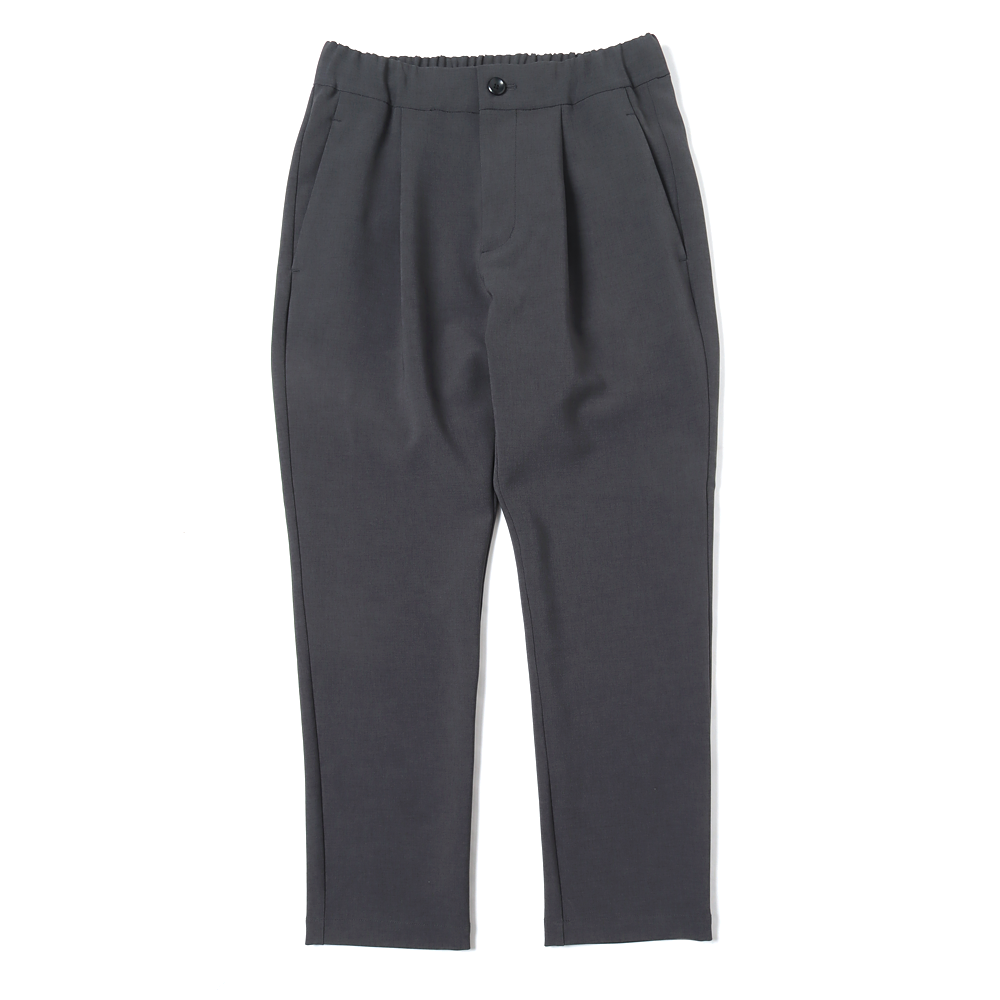 PE STRETCH DOUBLE CLOTH REGULAR FIT EASY PANTS