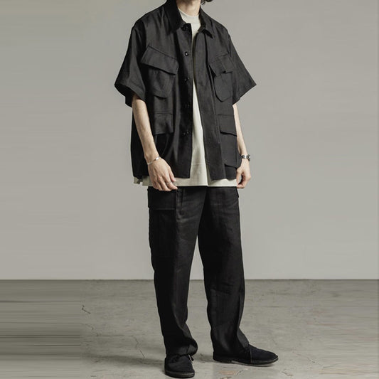 MARKAWARE-JUNGLE FATIGUE S/S HEMP
