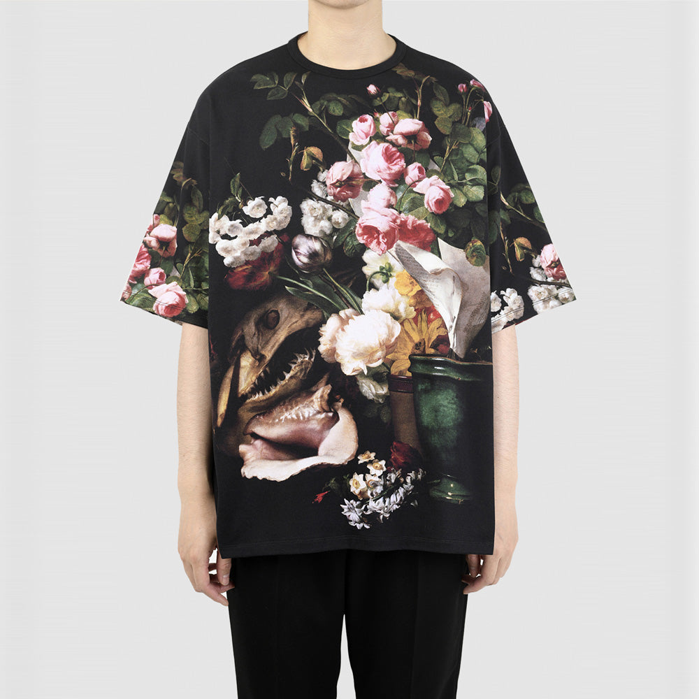 SUPER BIG T-SHIRT 30/2T-CLOTH INKJET(FLOWER MONSTER)