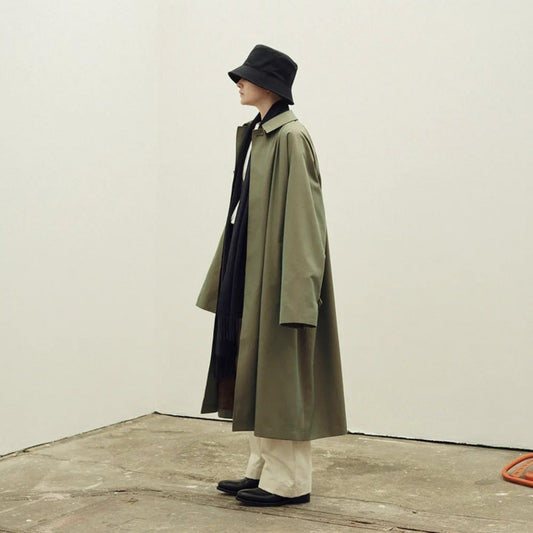 HYPER BIG GIZA GABERDINE SINGLE RAGLAN COAT