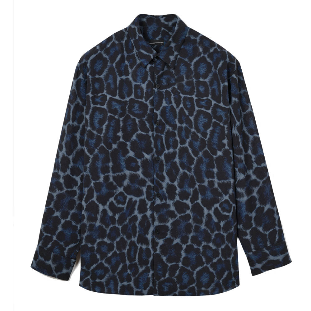 SUPIN LAWN BIG SHIRT INKJET (LEOPARD)
