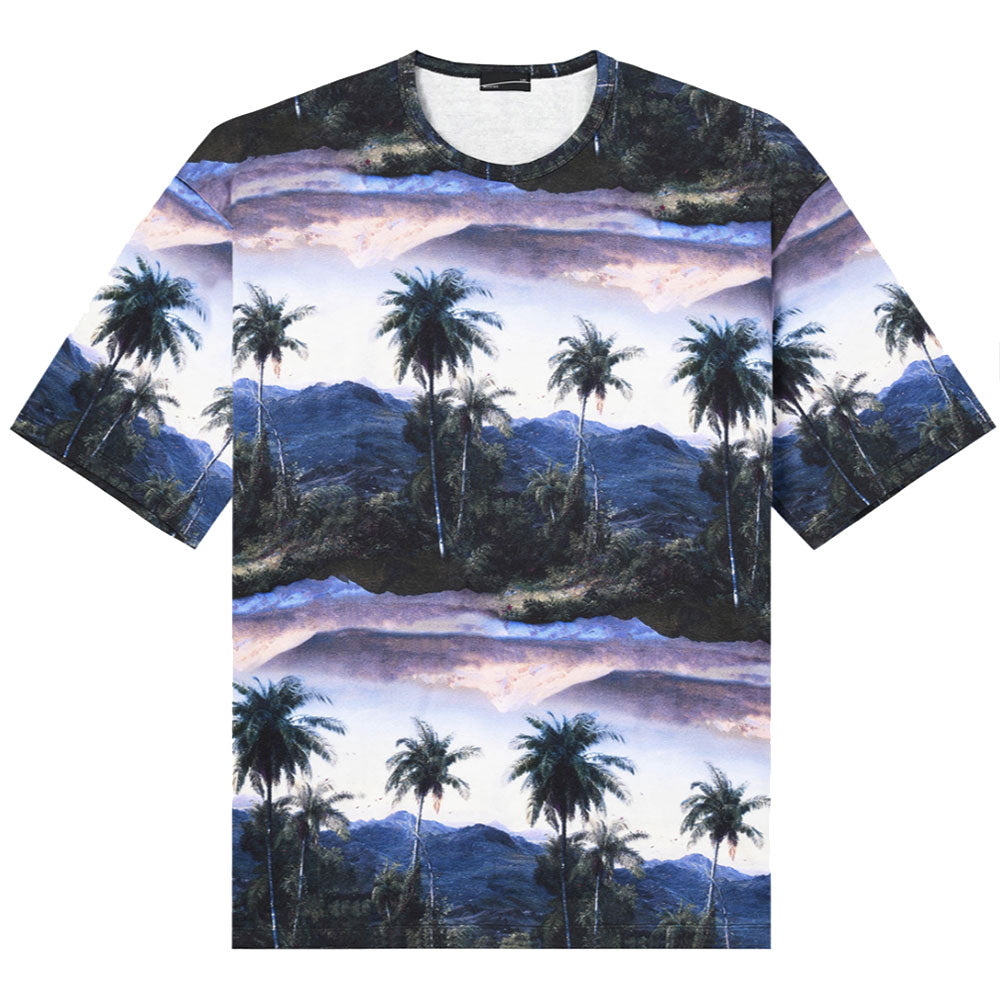 SUPER BIG T-SHIRT INKJET PALMTREE