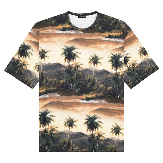 SUPER BIG T-SHIRT INKJET PALMTREE