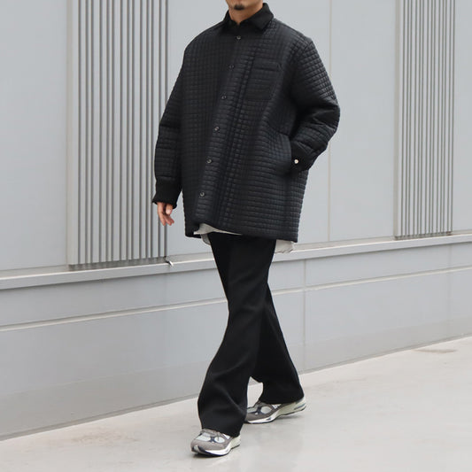 Oversized Quilt Shirt Jacket