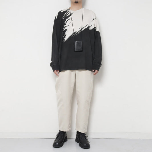 CO DOUBLE CLOTH BELTED BALLOON TROUSERS