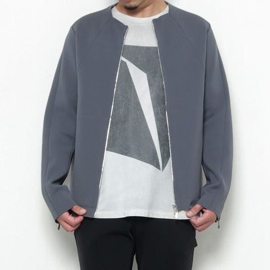 PE KNIT BIKERS JACKET