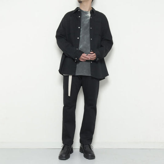 9oz STRETCH DENIM STRAIGHT TROUSERS