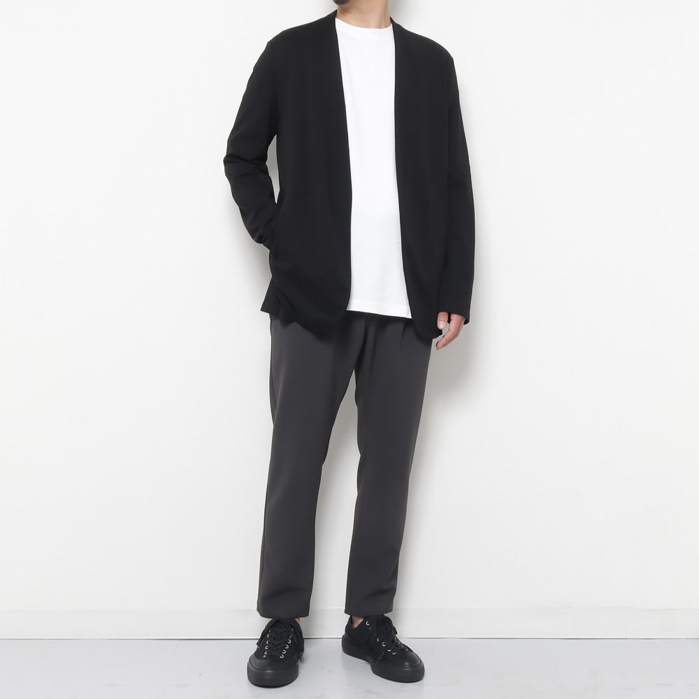 PE STRETCH DOUBLE CLOTH REGULAR FIT EASY PANTS