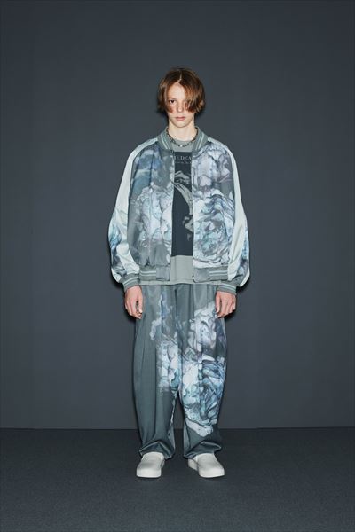 R/C SATIN REVERSIBLE BLOUSON (RAIN FLOWER)