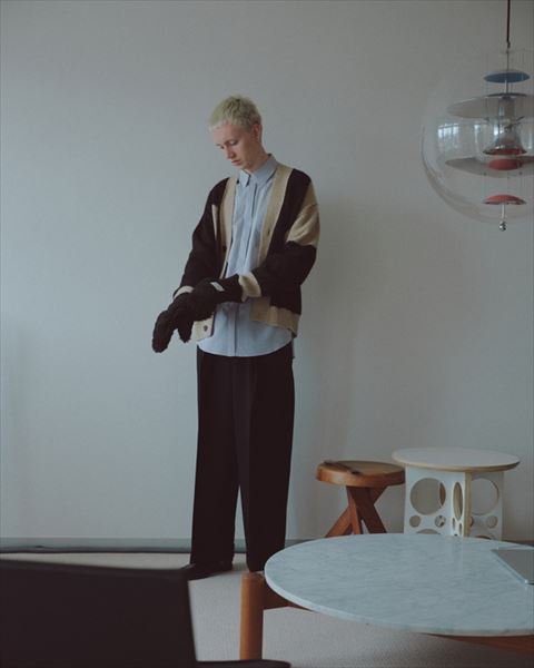 MARKAWARE(マーカウェア) - PLEATED WIDE TROUSERS ORGANIC WOOL TAXEED CLOTH