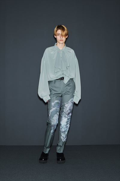 DECHINE GATHER FRILL SHIRT