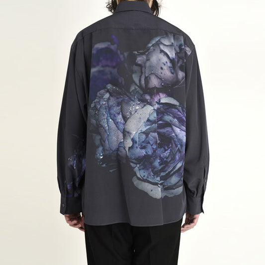 DECHINE BIG SHIRT INKJET (RAIN FLOWER)
