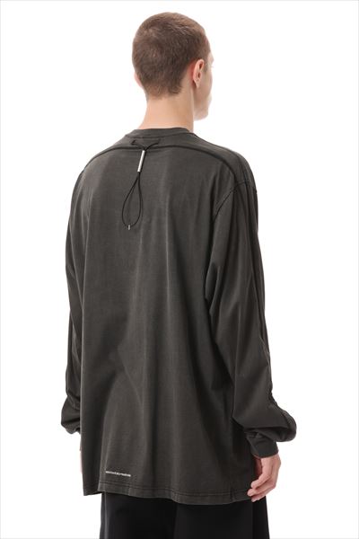 SUEDED CO JERSEY VESSEL L/S TEE (PIGMENT DYE)