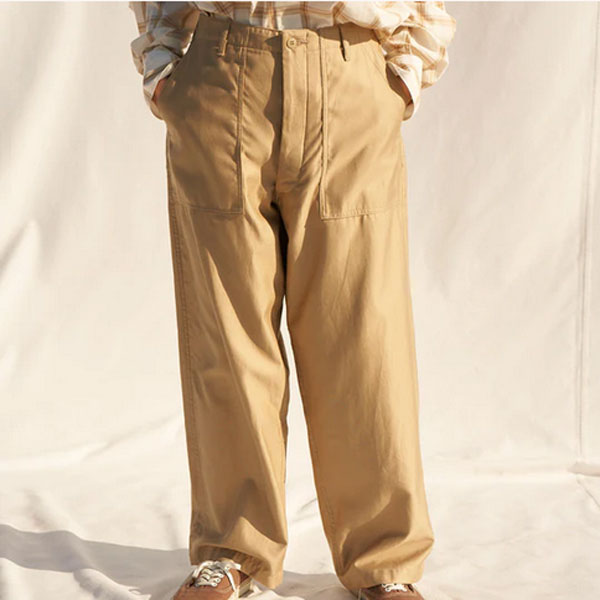 GIZA BACK SATIN BAKER PANTS
