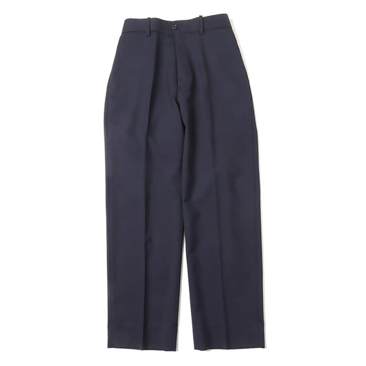  FLAT FRONT TROUSERS ORGANIC WOOL TROPICAL  