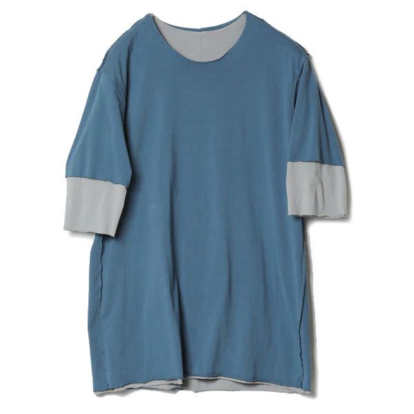 80/2 TIGHT TENSION JERSEY LAYERED T-SHIRT