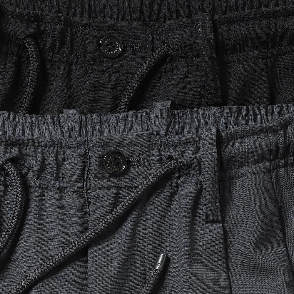 TRIPLE PLEATED EASY TROUSERS ORGANIC WOOL 2/80 TROPICAL