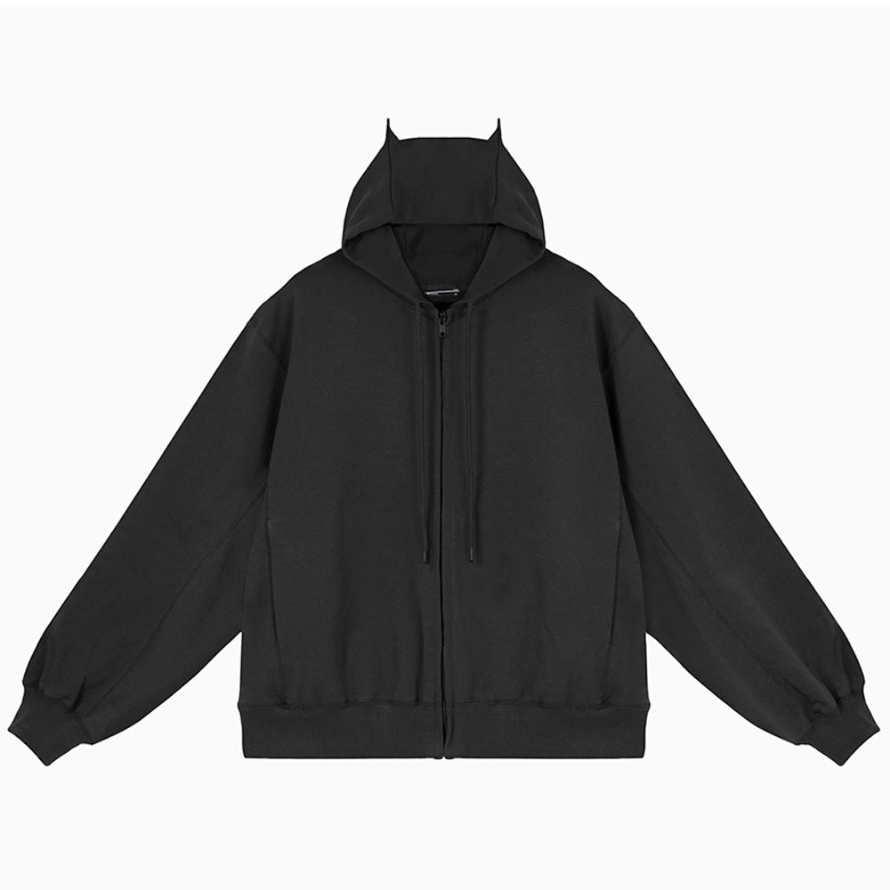 24G LOOP BACK CLOTH ZIP UP PARKA