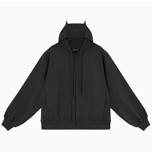  24G LOOP BACK CLOTH ZIP UP PARKA  