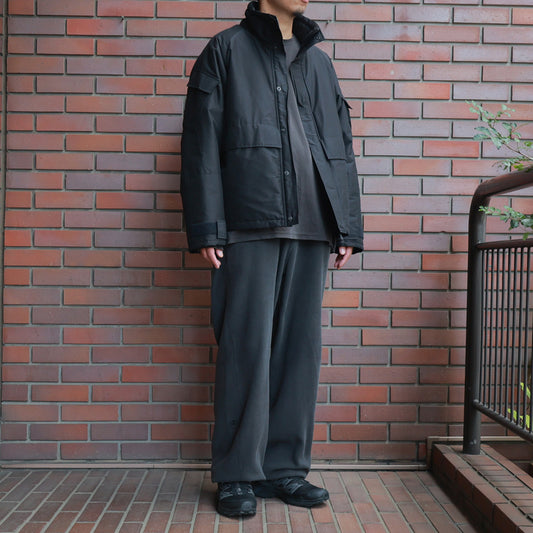  PUFFED ECWCS JACKET ORGANIC COTTON SILK HIGH COUNT TYPEWRITER  