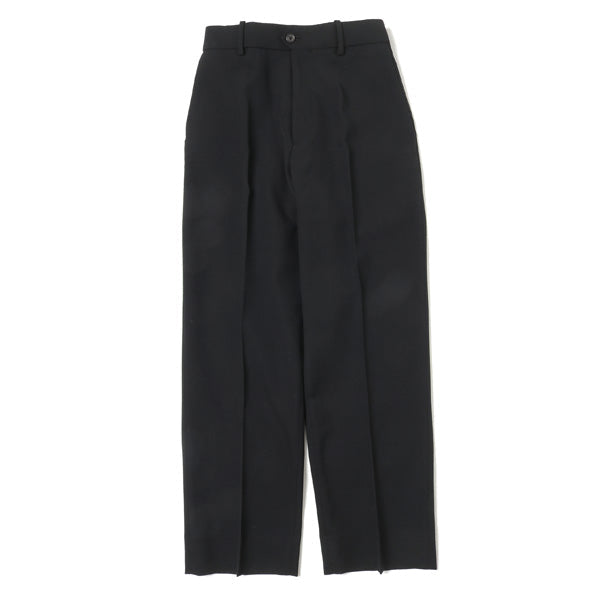 MARKAWARE-FLAT FRONT TROUSERS ORGANIC WOOL SURVIVAL CLOTH