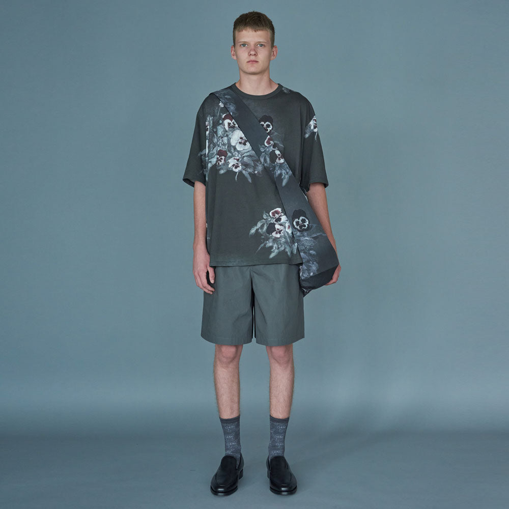 LAD MUSICIAN / SUPER BIG T-SHIRT 50/2 T-CLOTH INKJET (PANSY)