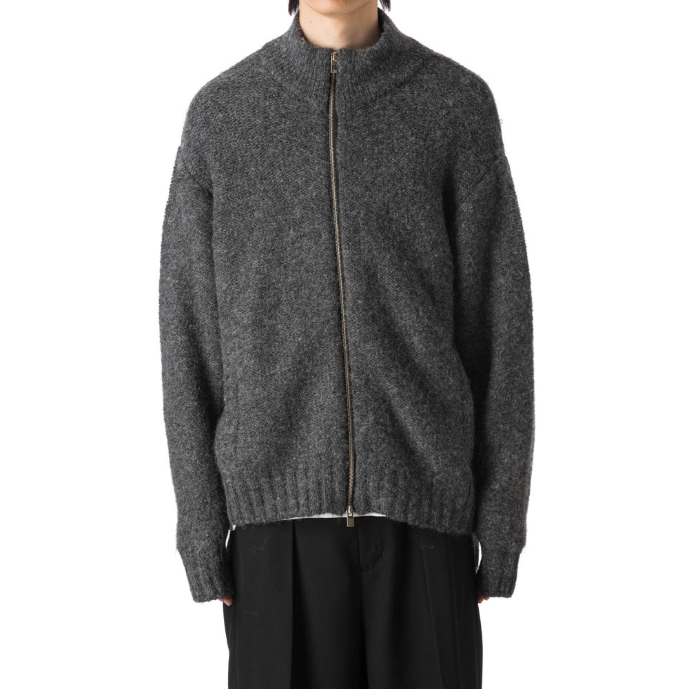 SHAGGY KNIT DRIVERS JACKET