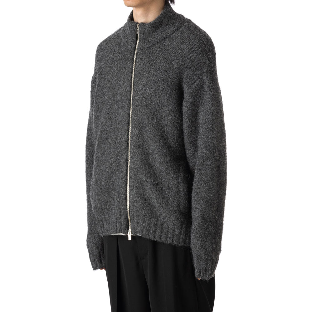 SHAGGY KNIT DRIVERS JACKET
