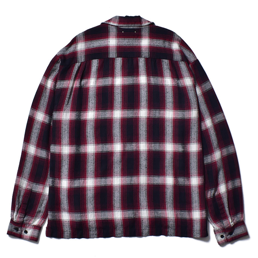 RS.Nep Check Open Collar L/S SH